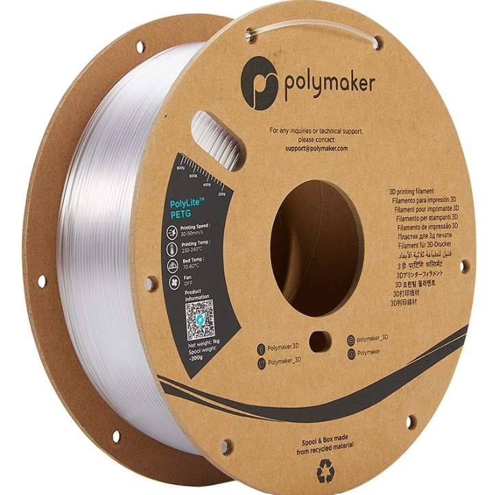 Filament PETG 1 kg - Le choix idéal pour vos impressions 3D esthétiques et écologiques
