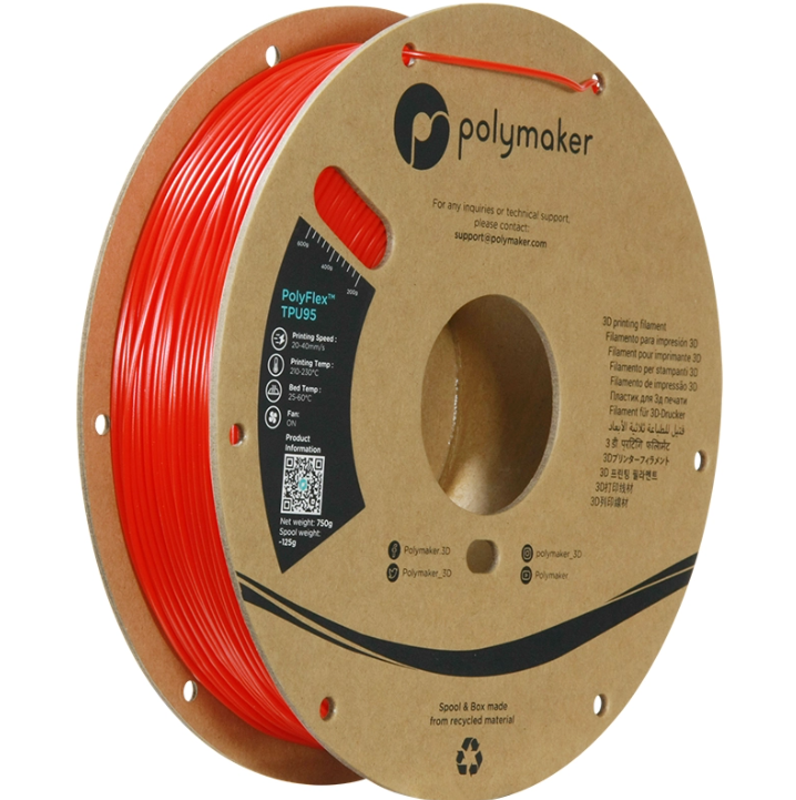 Filament TPU 95A 750g - Le choix idéal pour vos impressions 3D